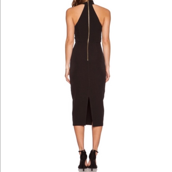 Shona Joy Black Midi dress - Picture 2 of 5
